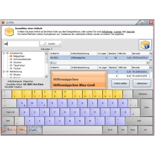 Touch-Bedienung