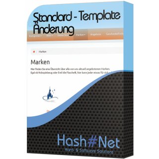 Standard - Templateänderung